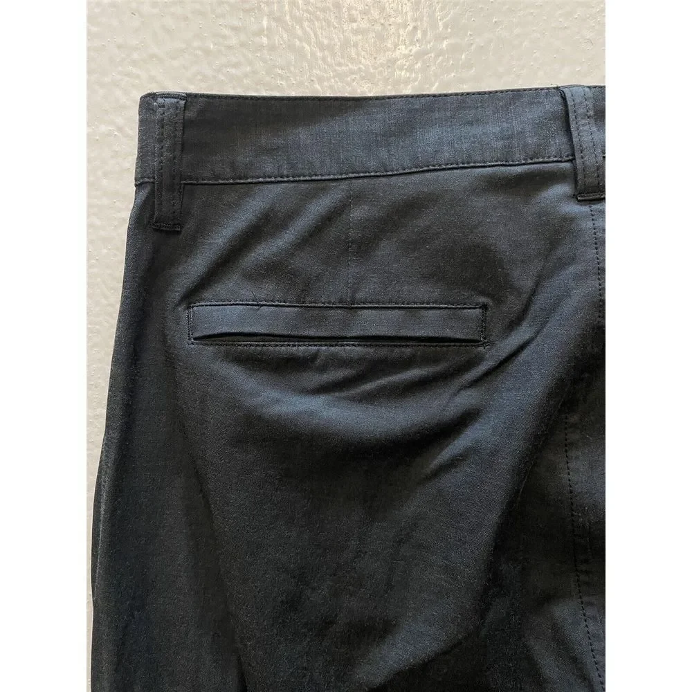 RVCA 34 x 32 Black Daggers‎ Tech Chino Pant Performance Zip Pocket AVYNP00128